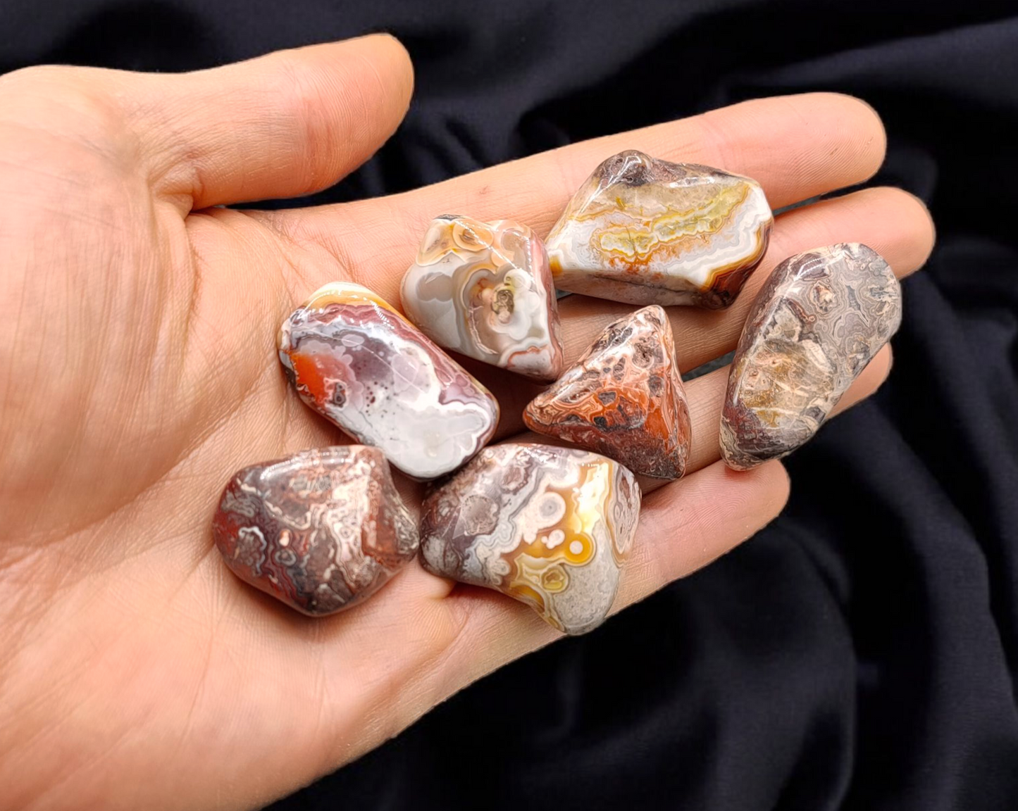1KG Mexican Agate Tumbles / chips
