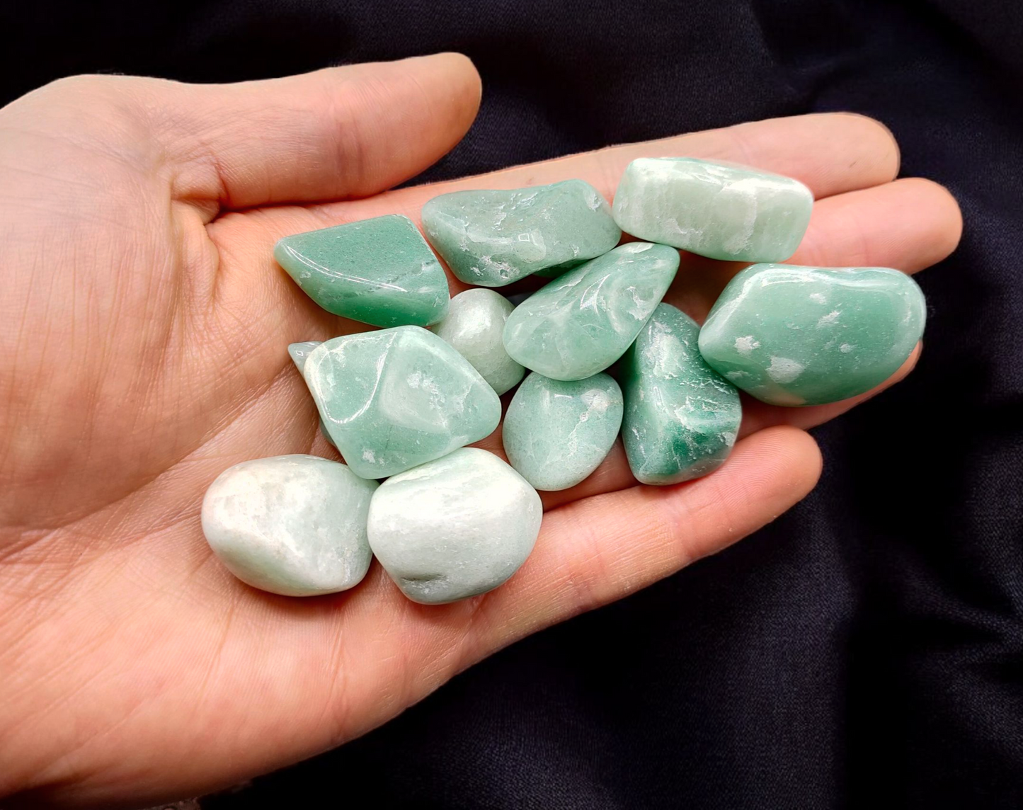 1KG Green Aventurine Tumbles /chips