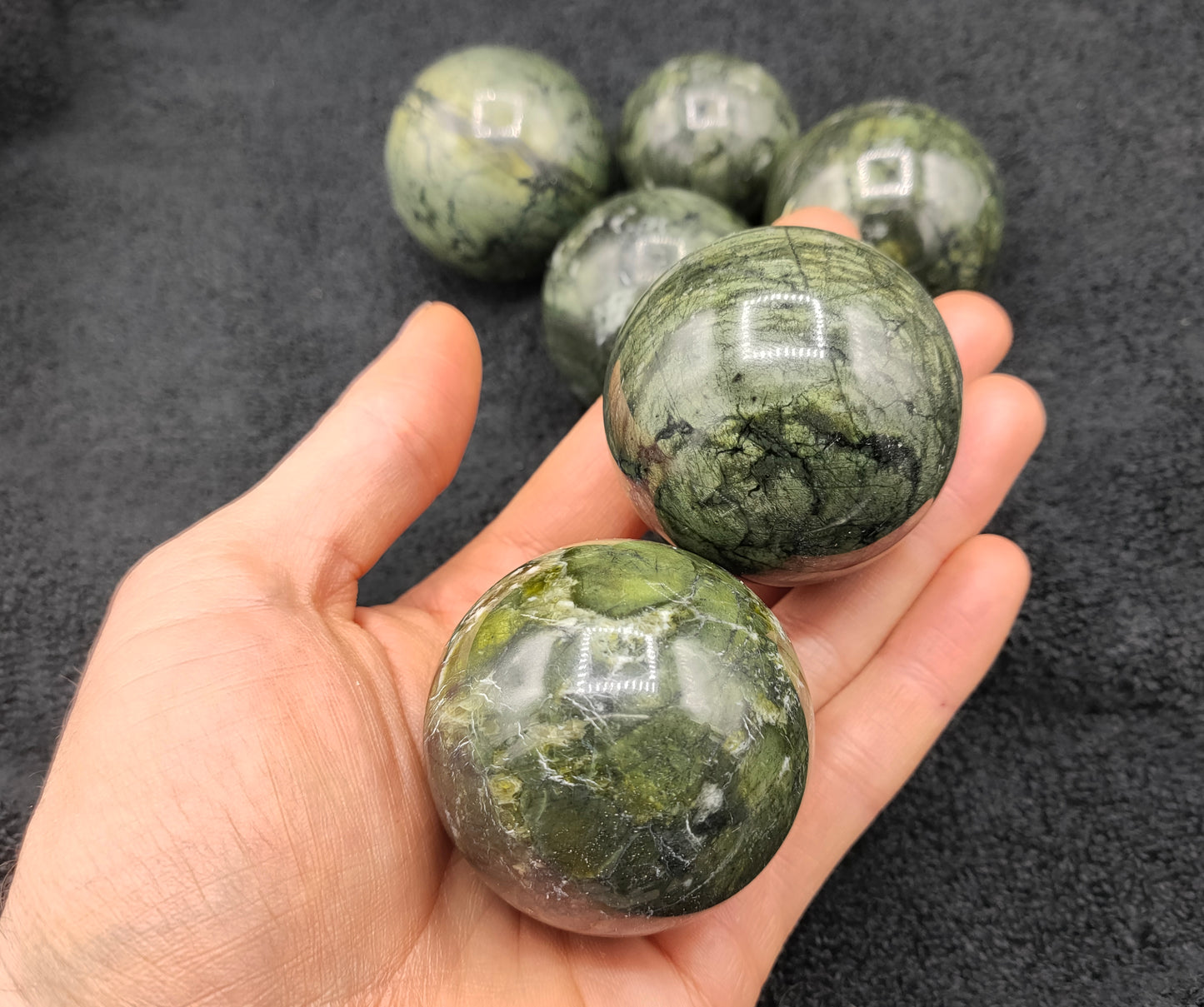 1KG Nephrite Jade Spheres