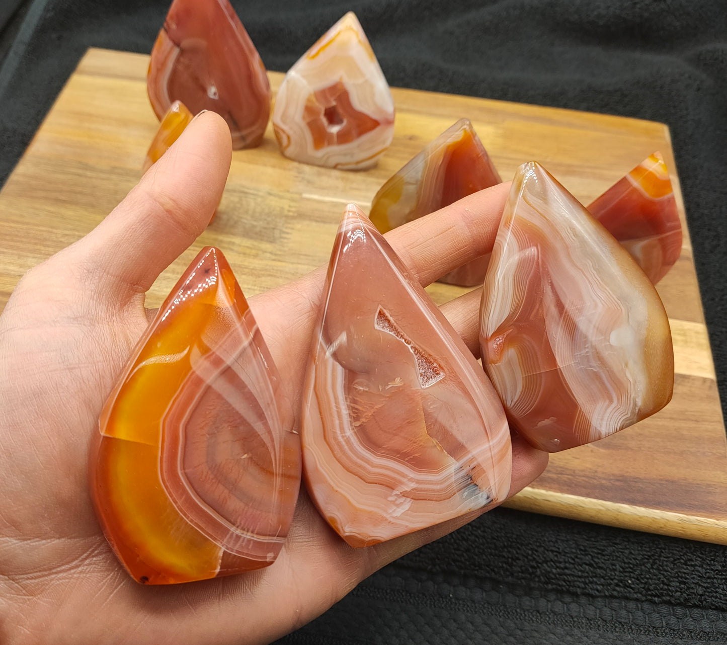 1KG Carnelian Freeforms