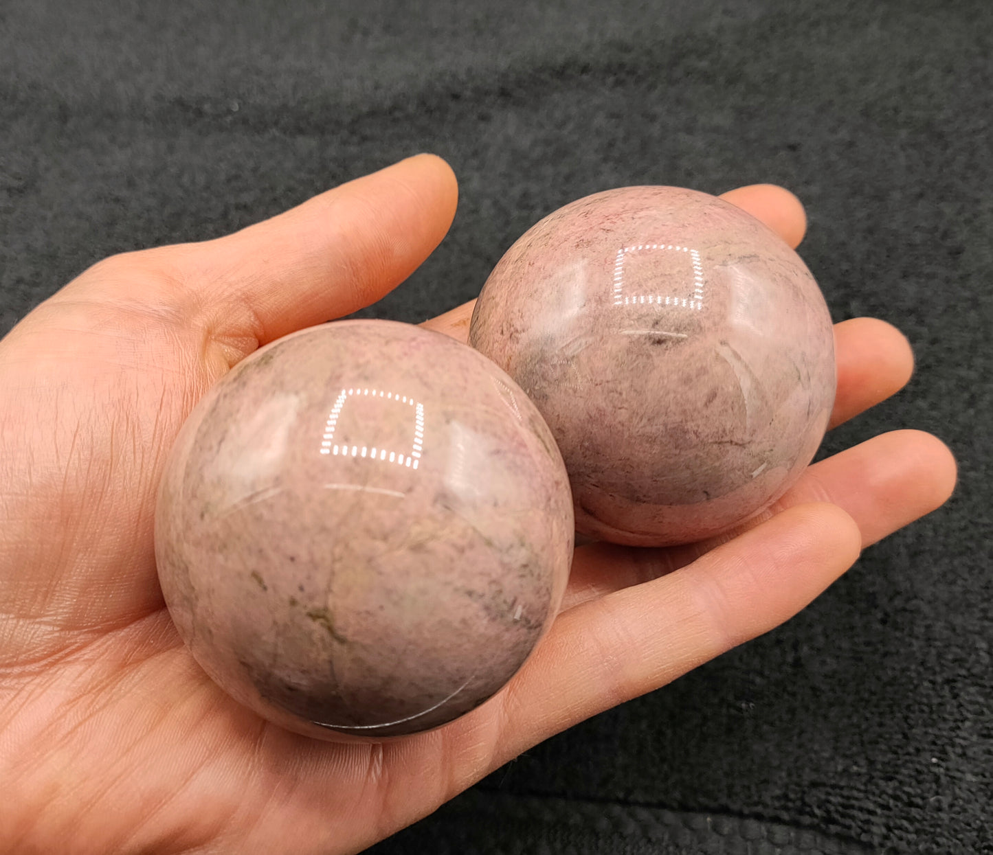 1.2KG Rhodonite Spheres