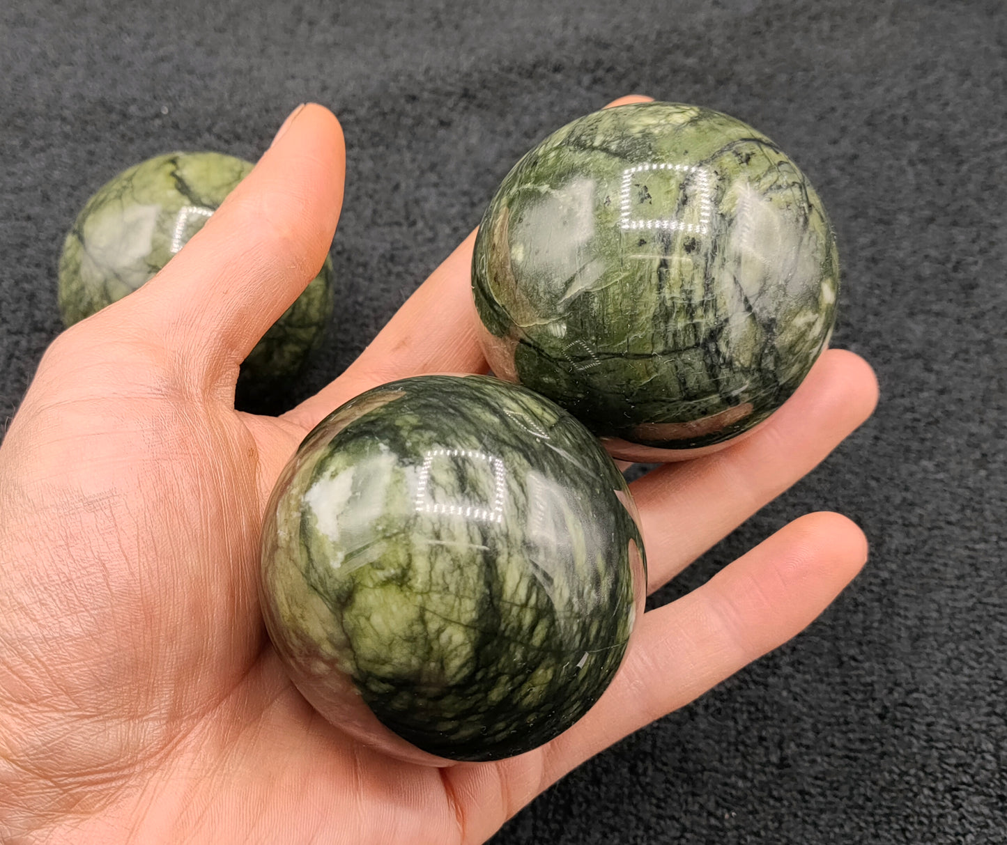 1KG Nephrite Jade Spheres