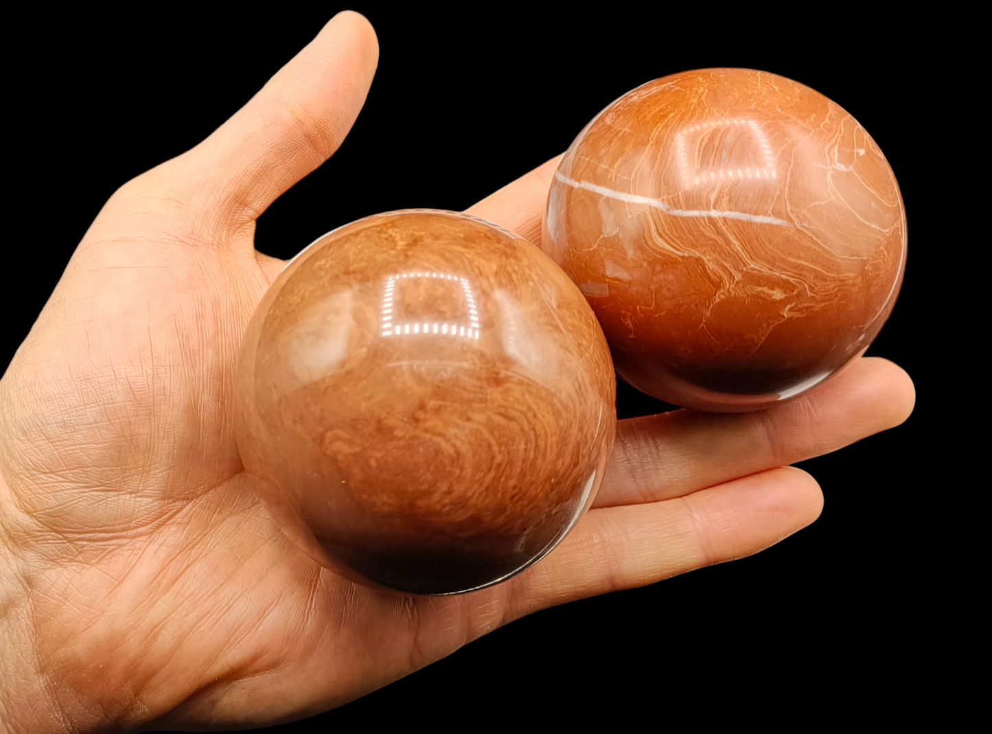 2KG Woodgrain Jasper Spheres