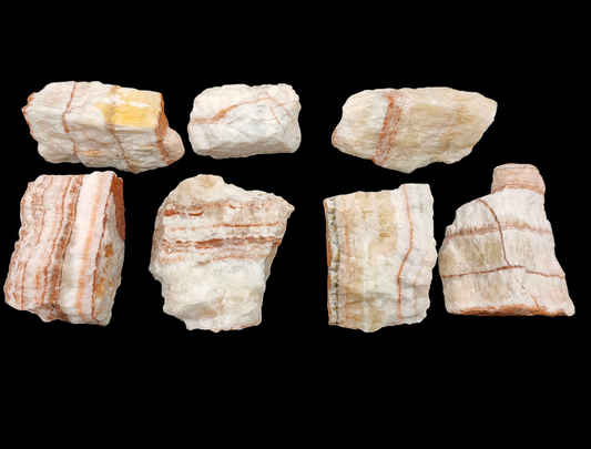 1KG Natural Raw Banded Calcite