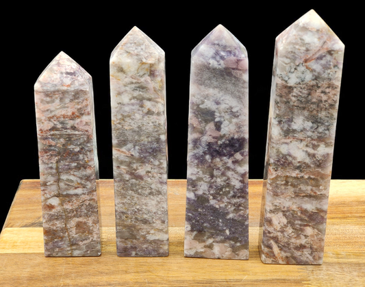 1KG Chunky Plum Blossom Tourmaline Towers