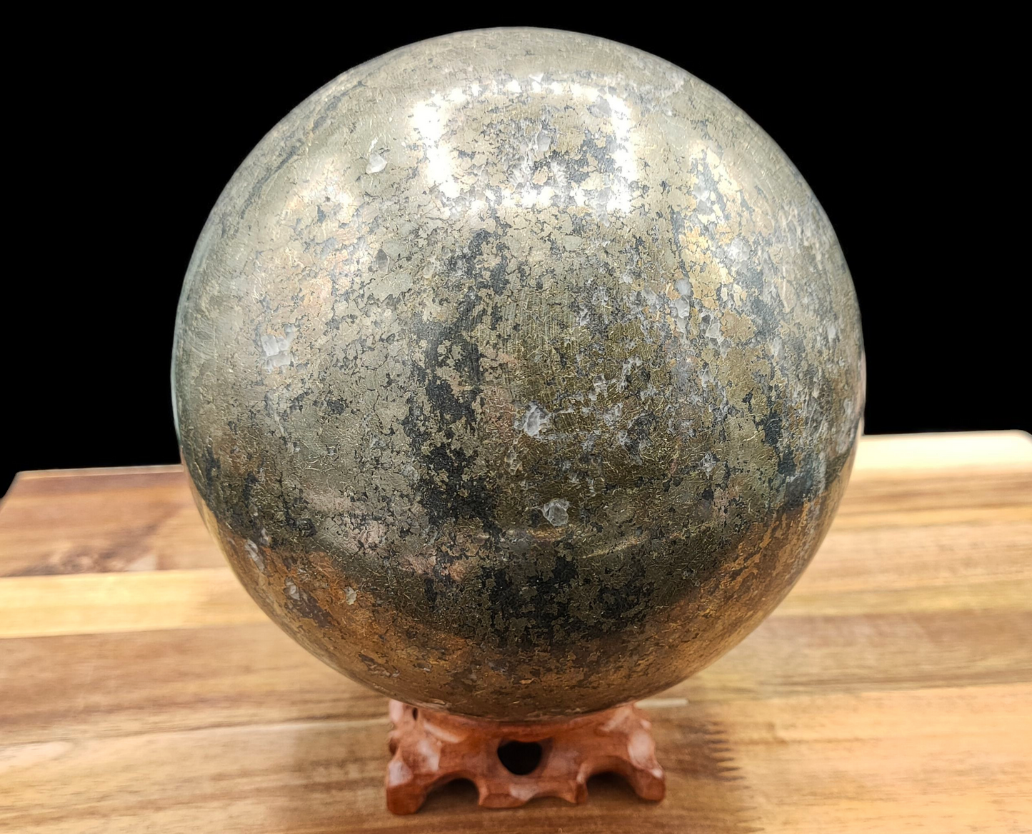 XL Brecciated Pyrite Sphere 135mm