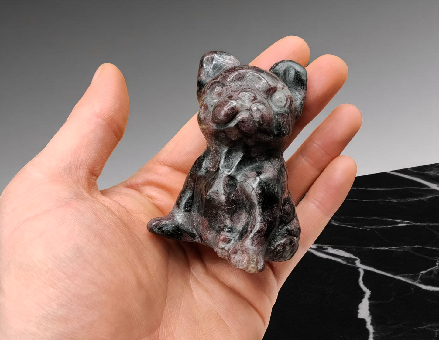 1KG+ Garnet Animal Carvings
