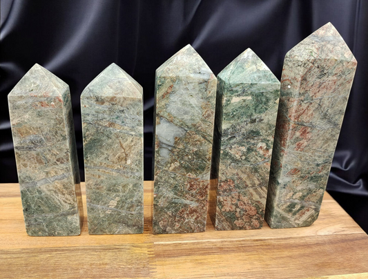 2KG Large Rainforest Jasper Towers