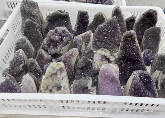 PREORDER 5KG Dark Amethyst Cluster/ free forms