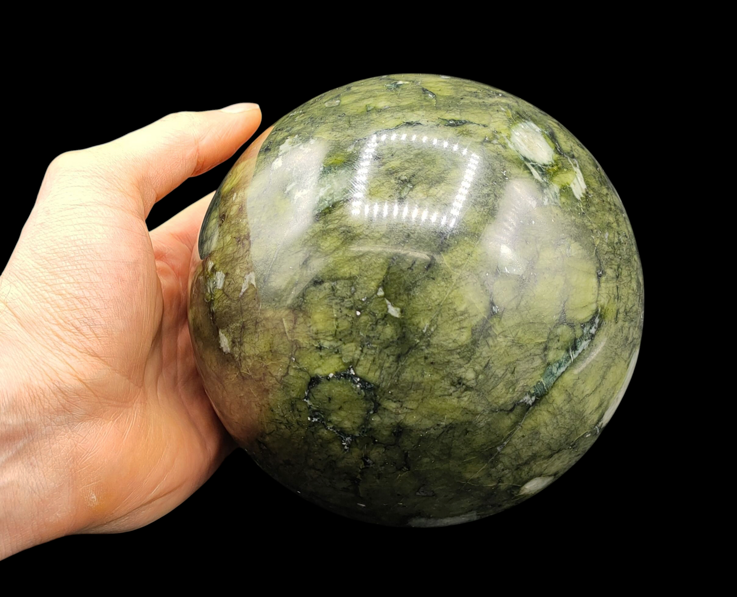 XL Nephrite Jade Sphere 4.7KG