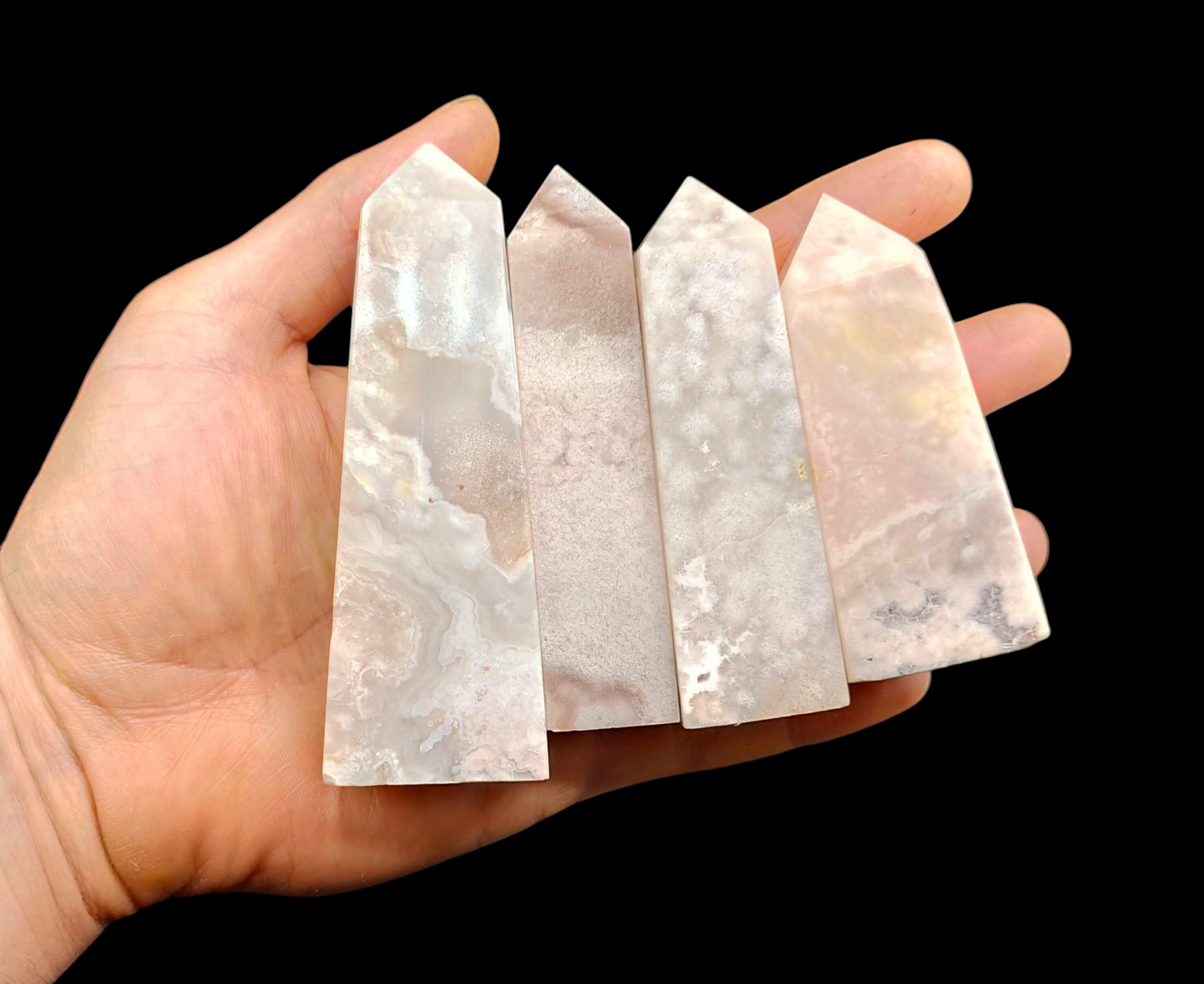 1KG Pink Amethyst Towers