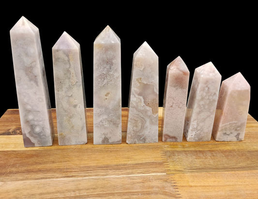 1KG Pink Amethyst Towers