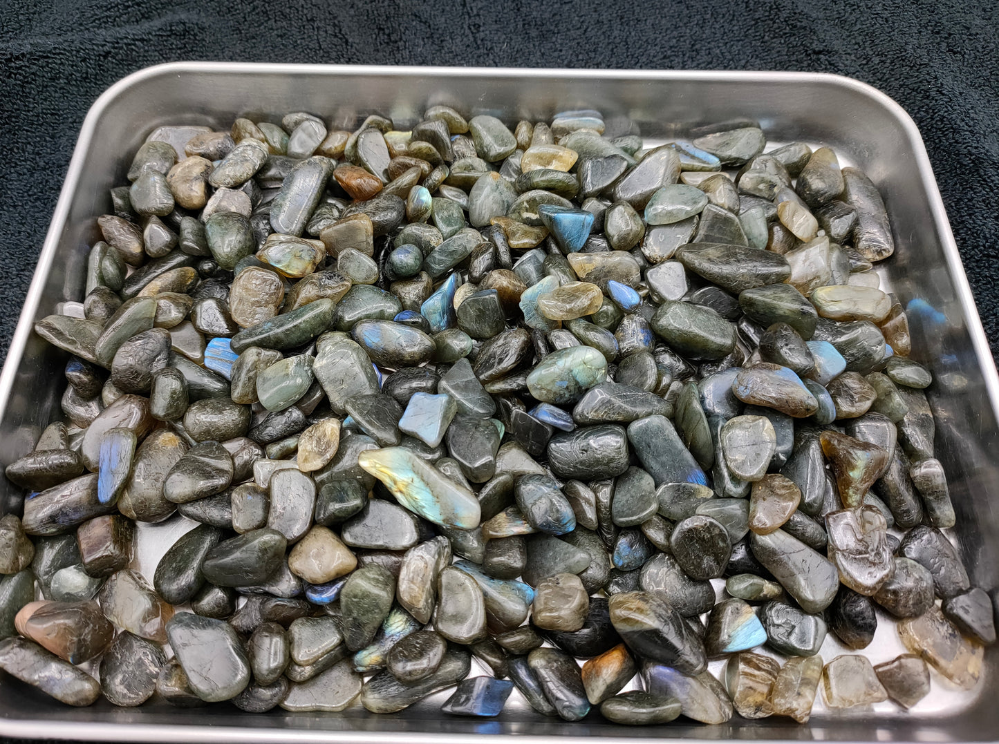 1KG smal Labradorite chips