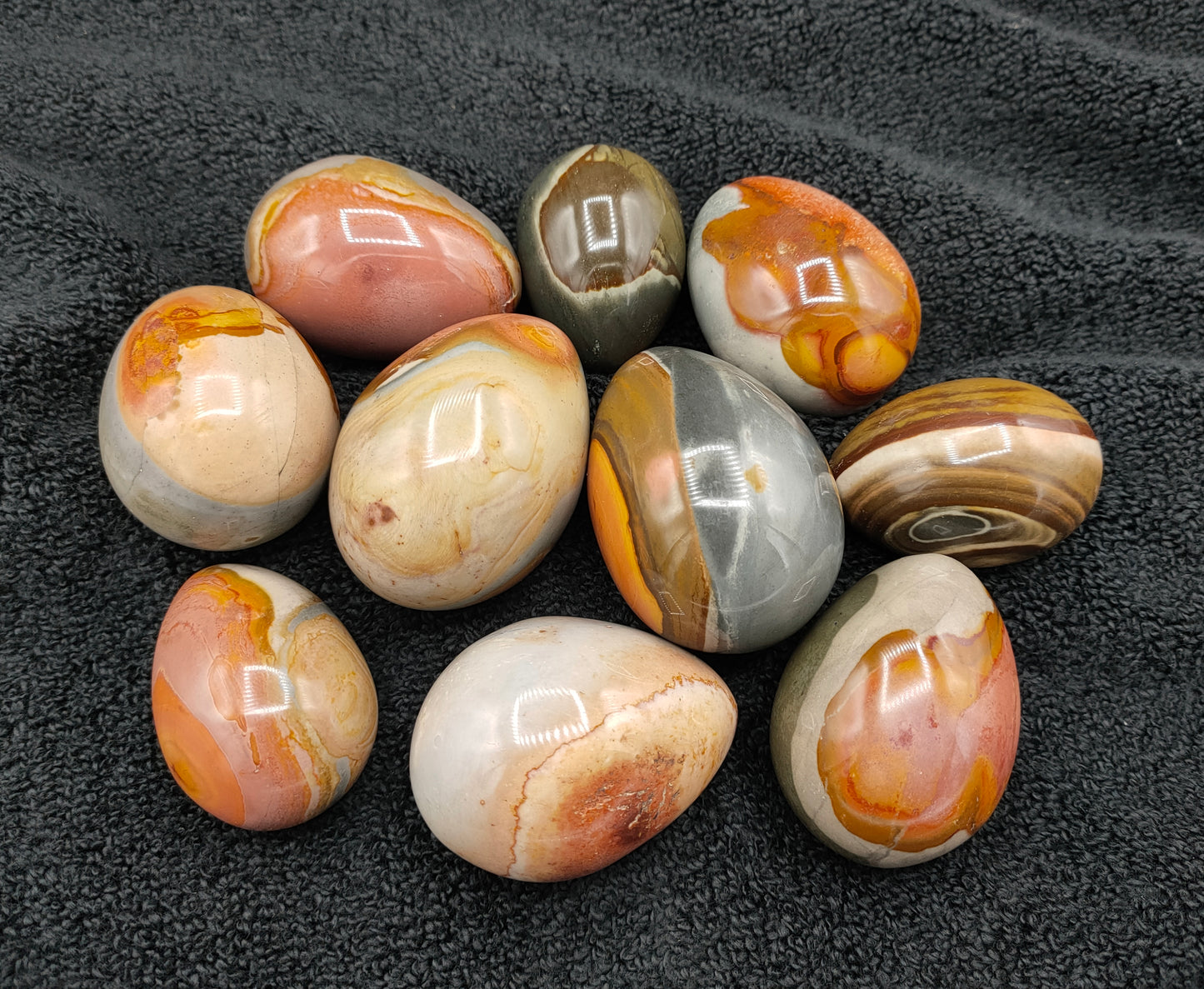1KG POLYCHROME JASPER EGGS