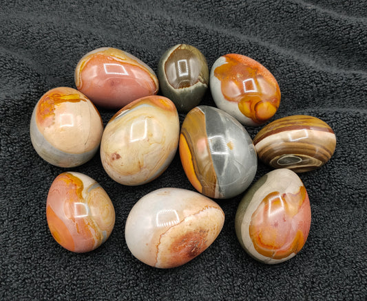 1KG POLYCHROME JASPER EGGS