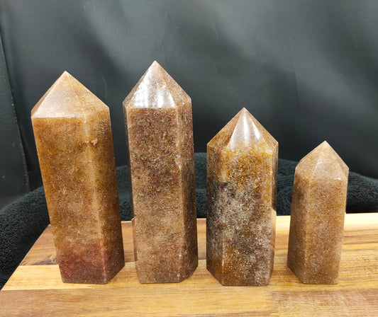 2KG Large Honey Quartz Towers