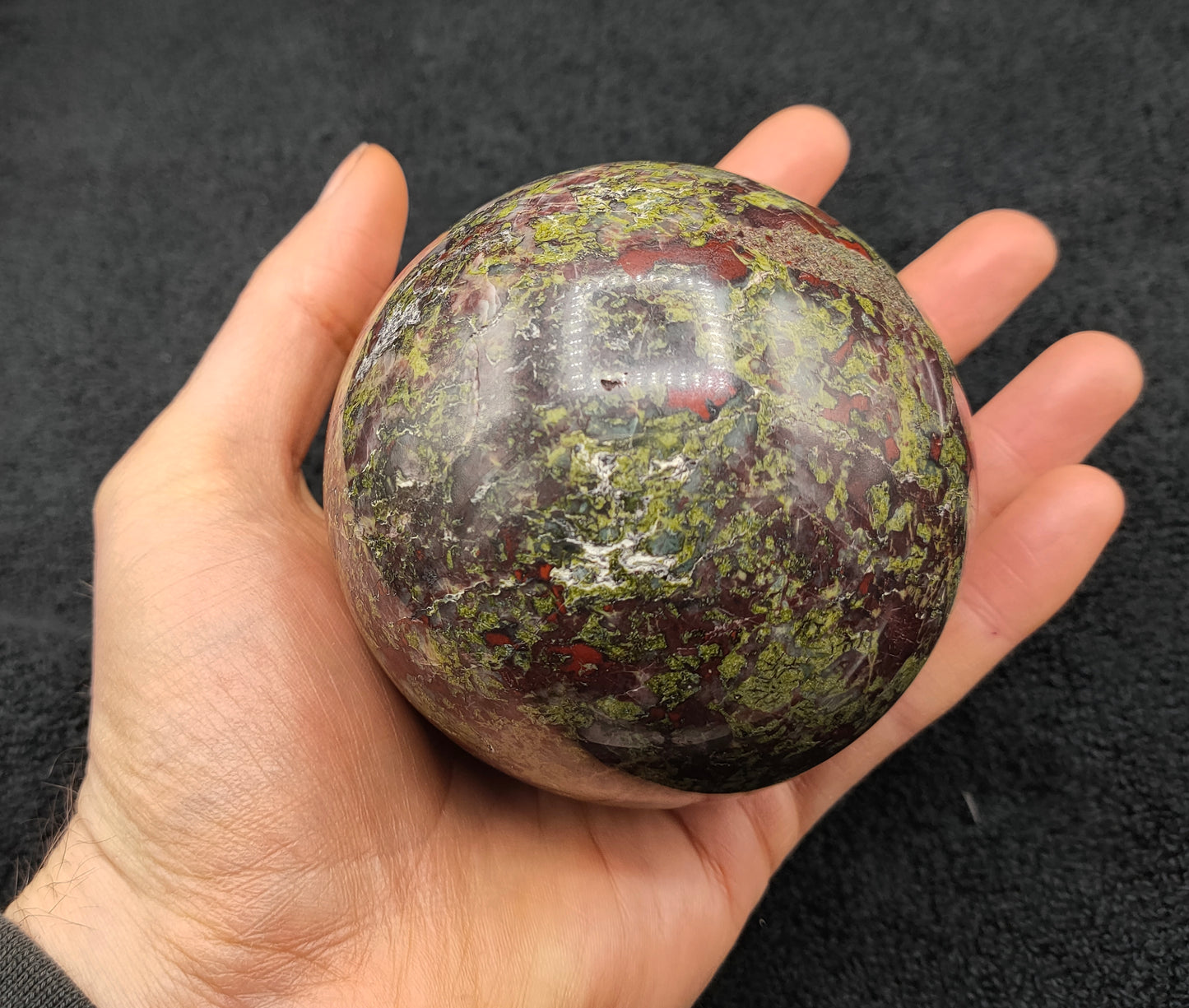 Large Dragon Bloodstone Sphere