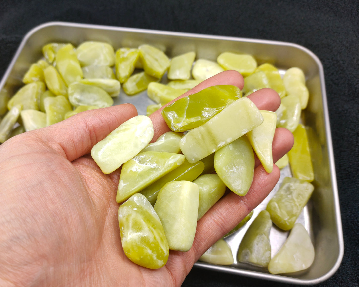 1KG Large Lemon Jade chips