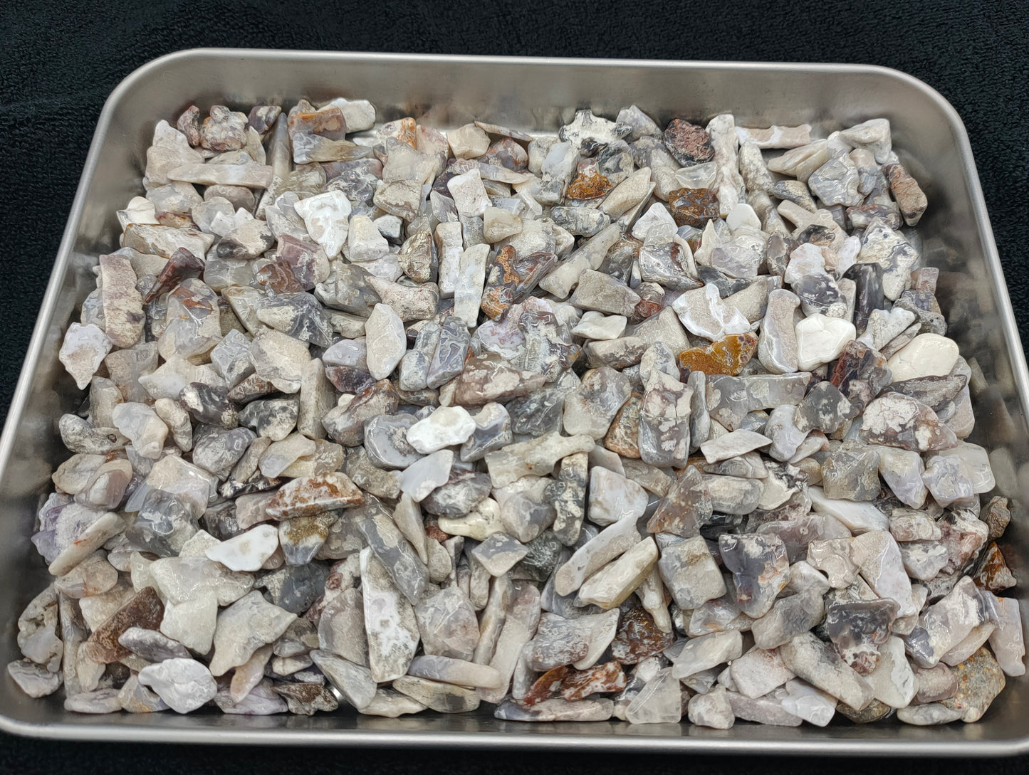 1KG White flower Agate Chips