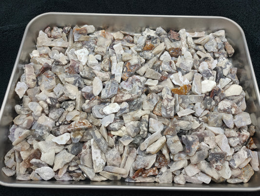 1KG White flower Agate Chips