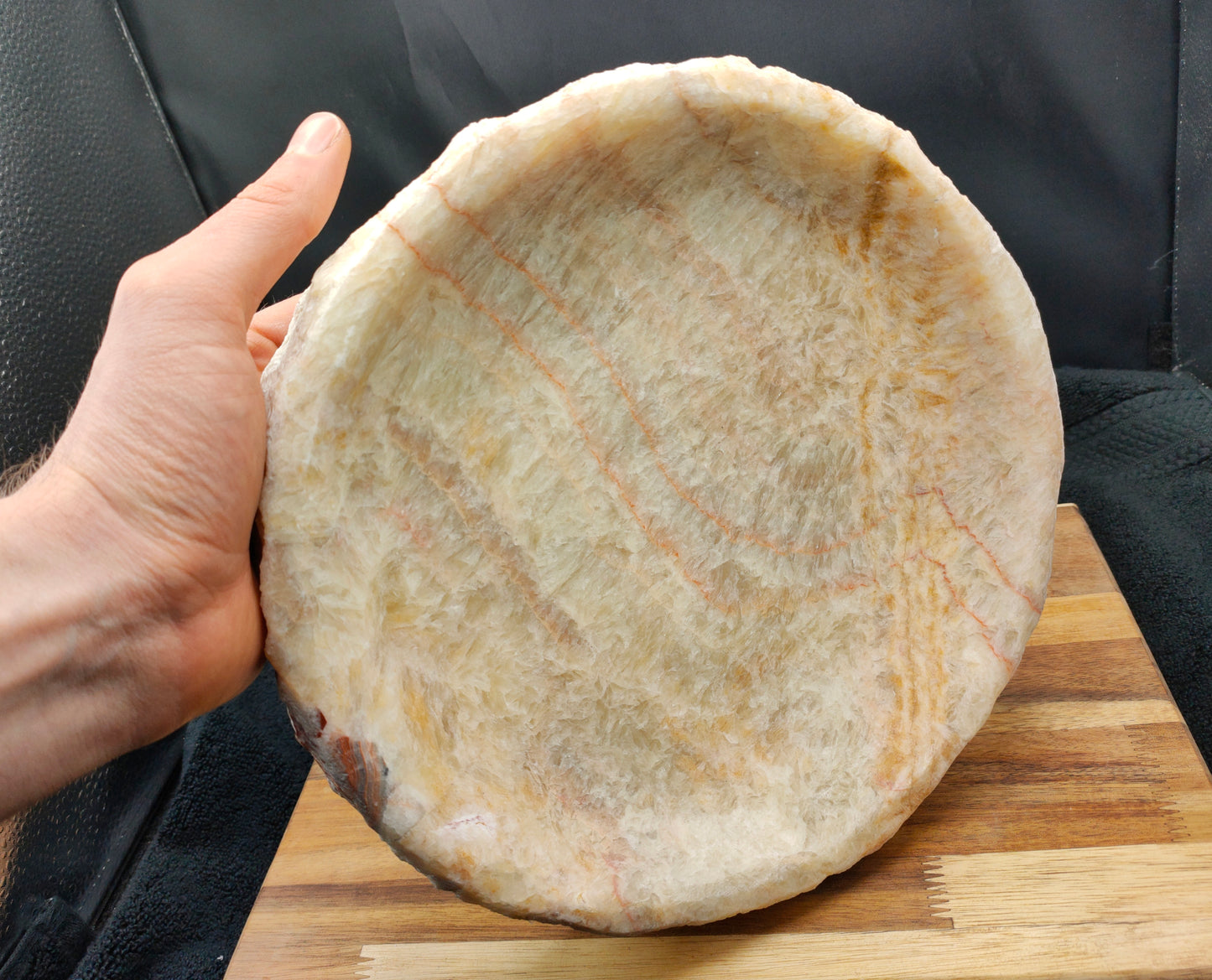 XL Yellow onyx Bowl