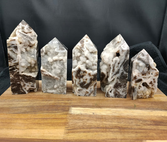 2KG Sphalerite Druzy Towers