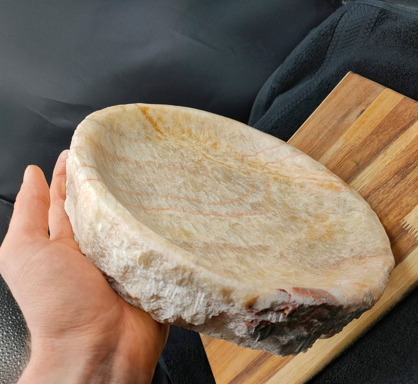 XL Yellow onyx Bowl