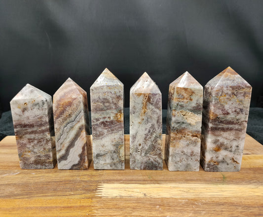 1KG Mexican Agate Towers