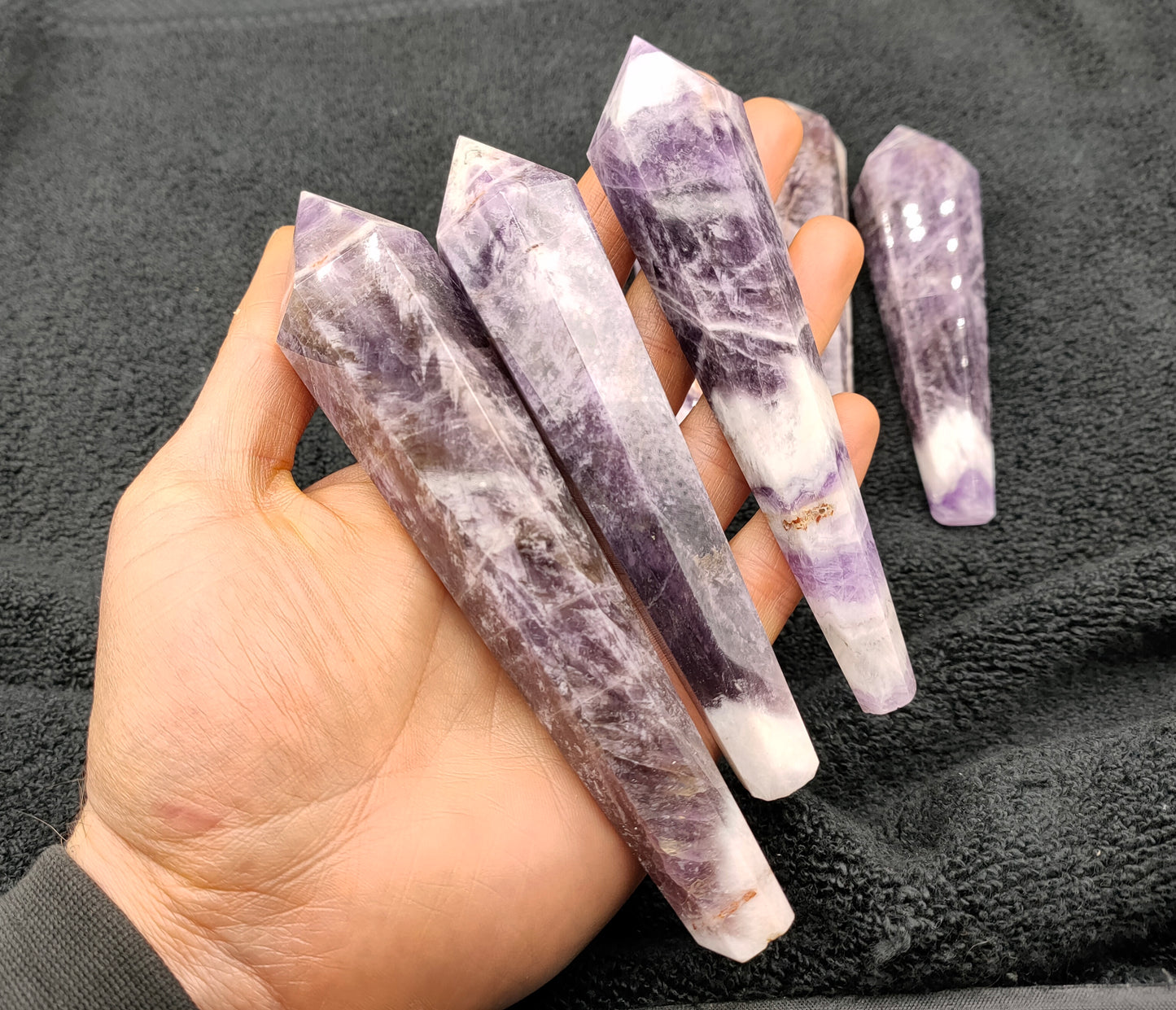1KG Amethyst Wands