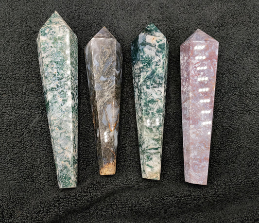 1KG Moss Agate Wands