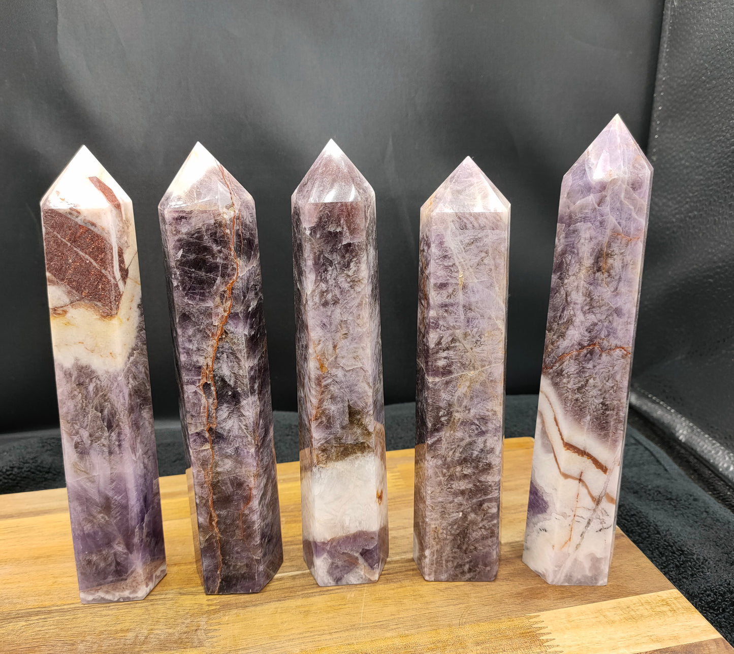 2KG Large Amethyst Towers