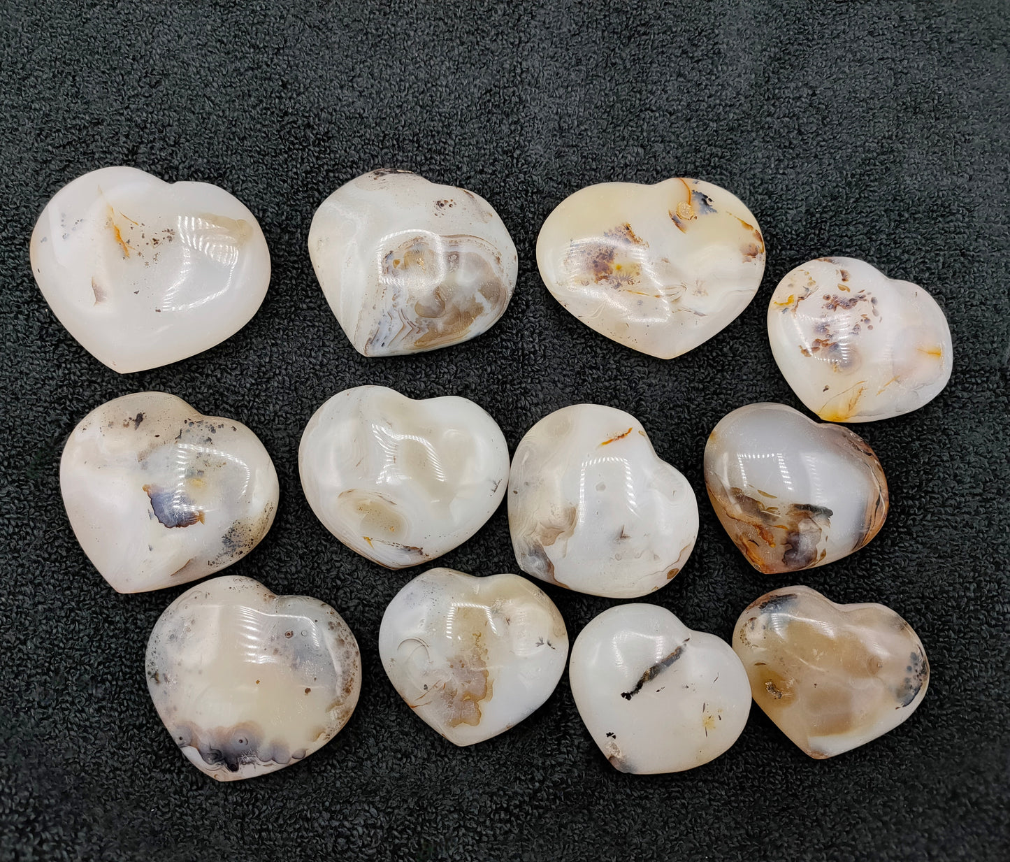 1KG Montana Agate Hearts