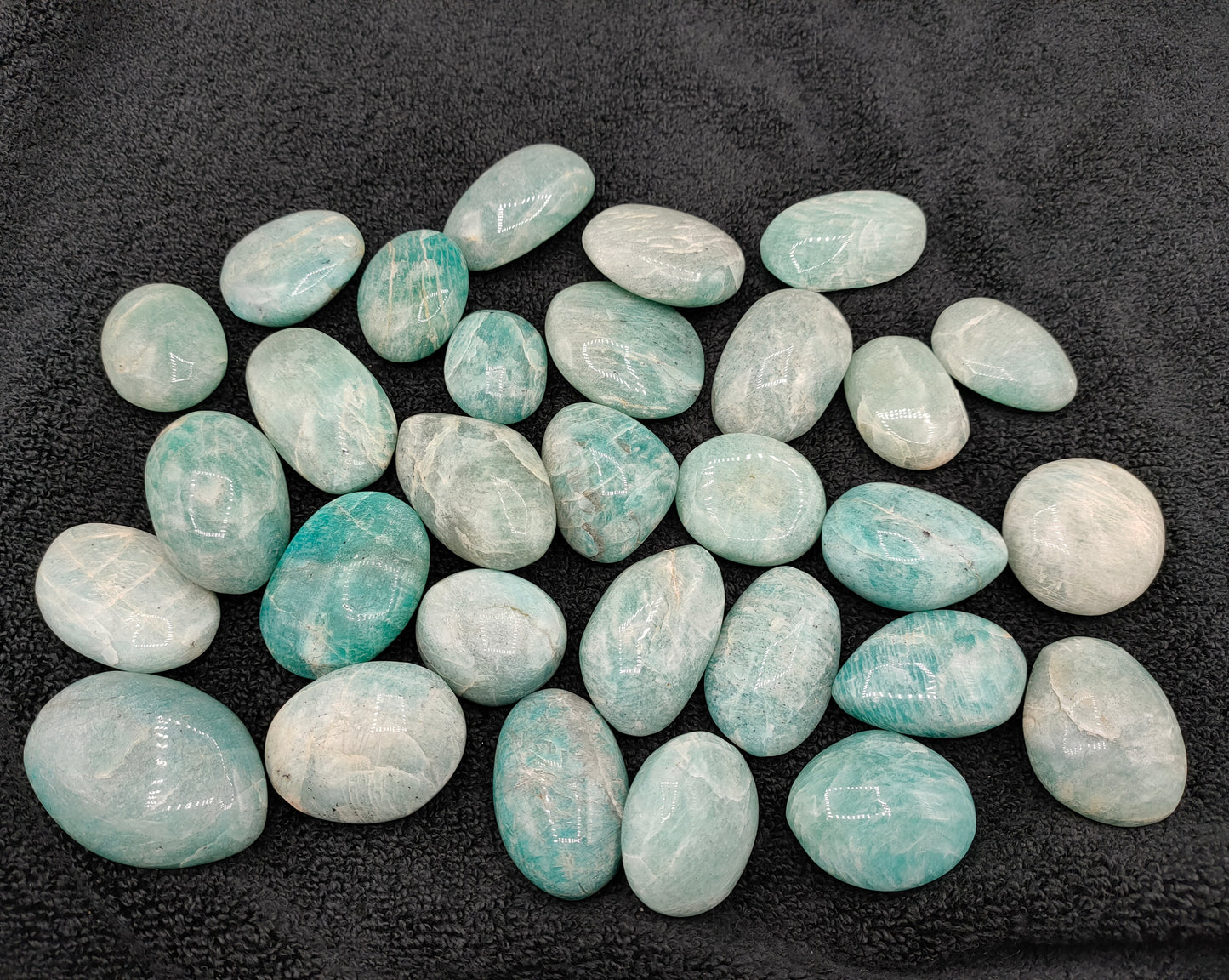 1KG Amazonite Palm Stones / Tumble Stones