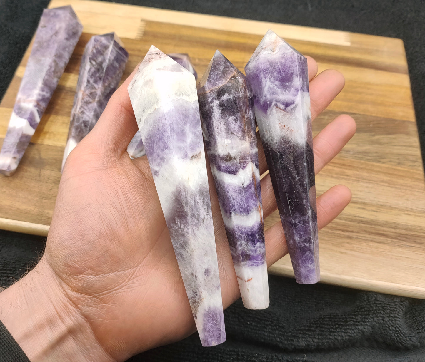 1KG Amethyst Wands