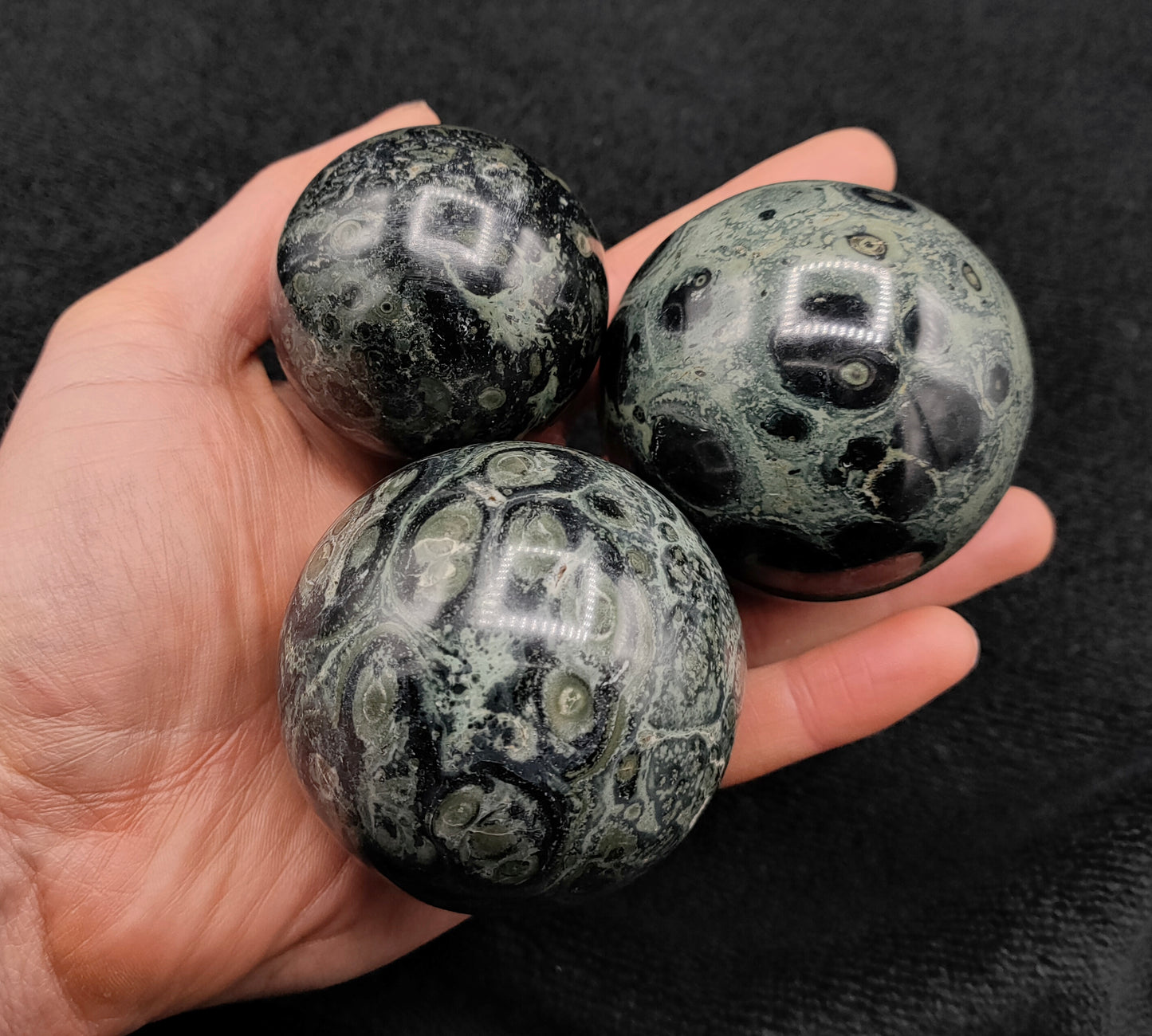 1KG Kambaba Jasper Sphere's
