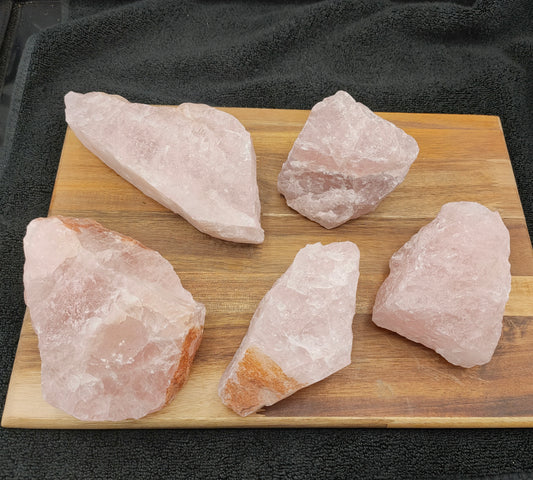 3KG Natural Rose Quartz Raw Stones