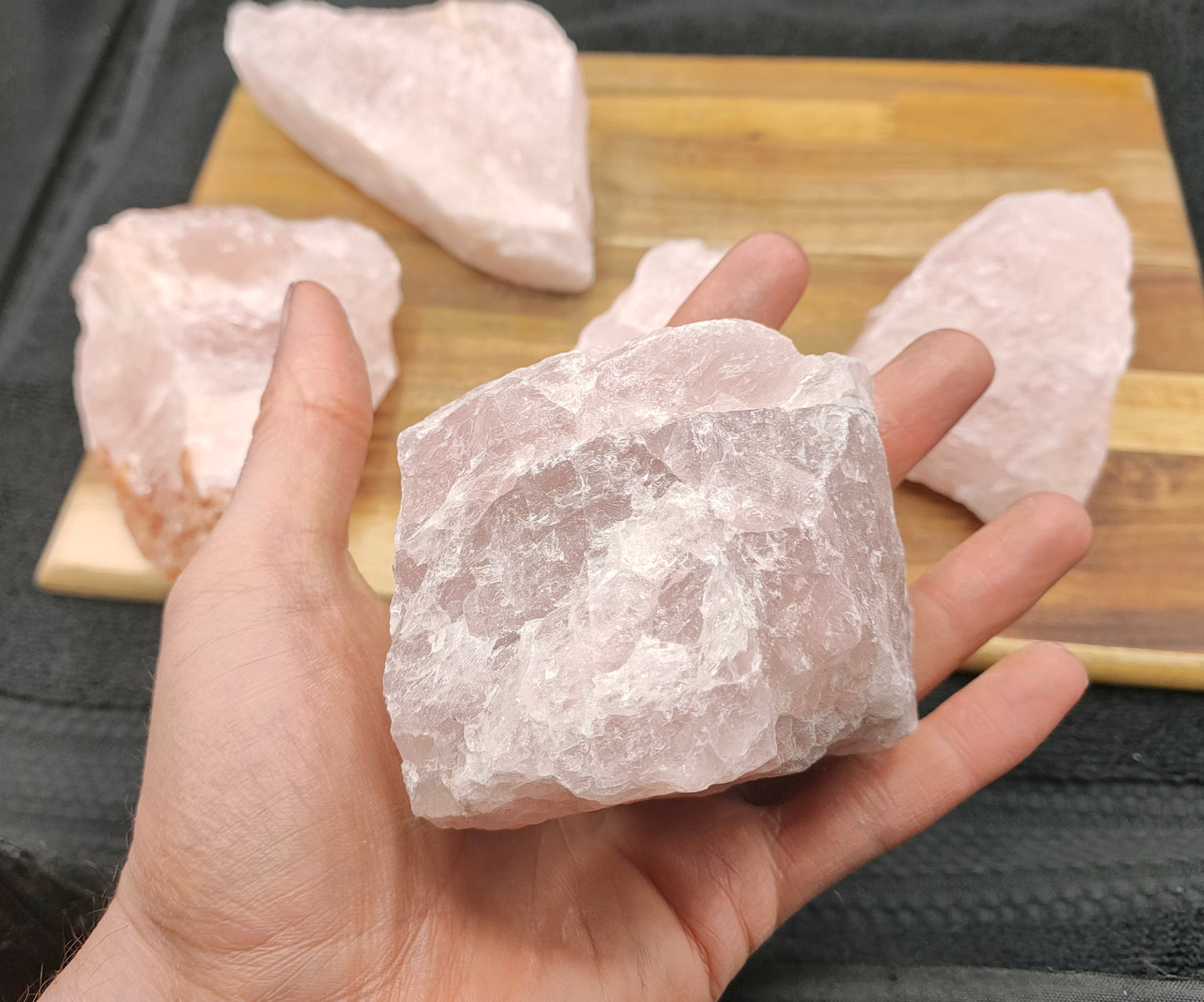 3KG Natural Rose Quartz Raw Stones