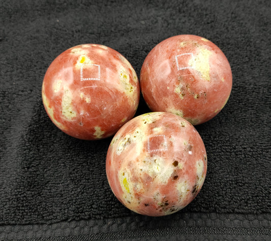 1KG Pink Aventurine & Serpentine Sphere's