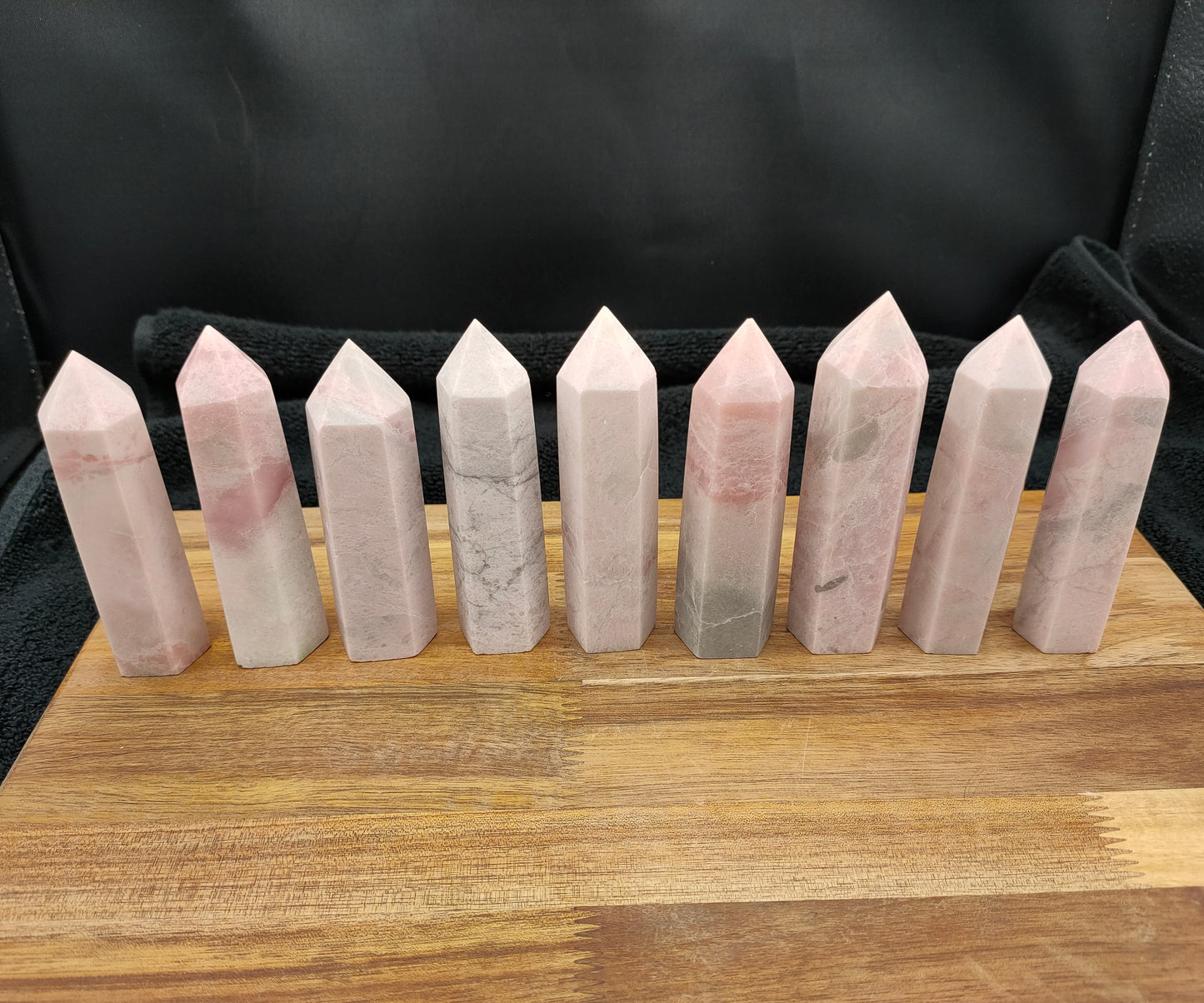 1KG Pink opal Towers