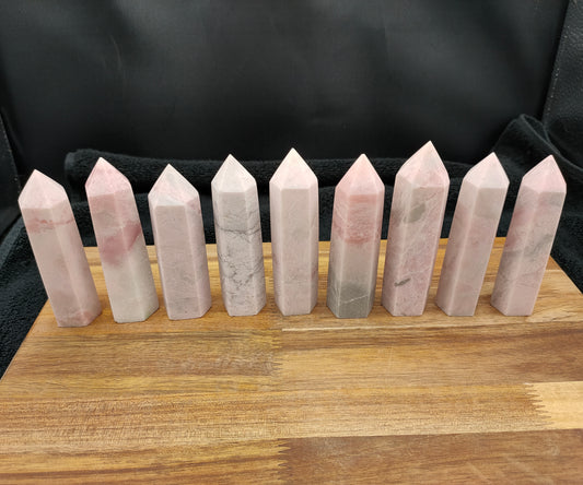 1KG Pink opal Towers