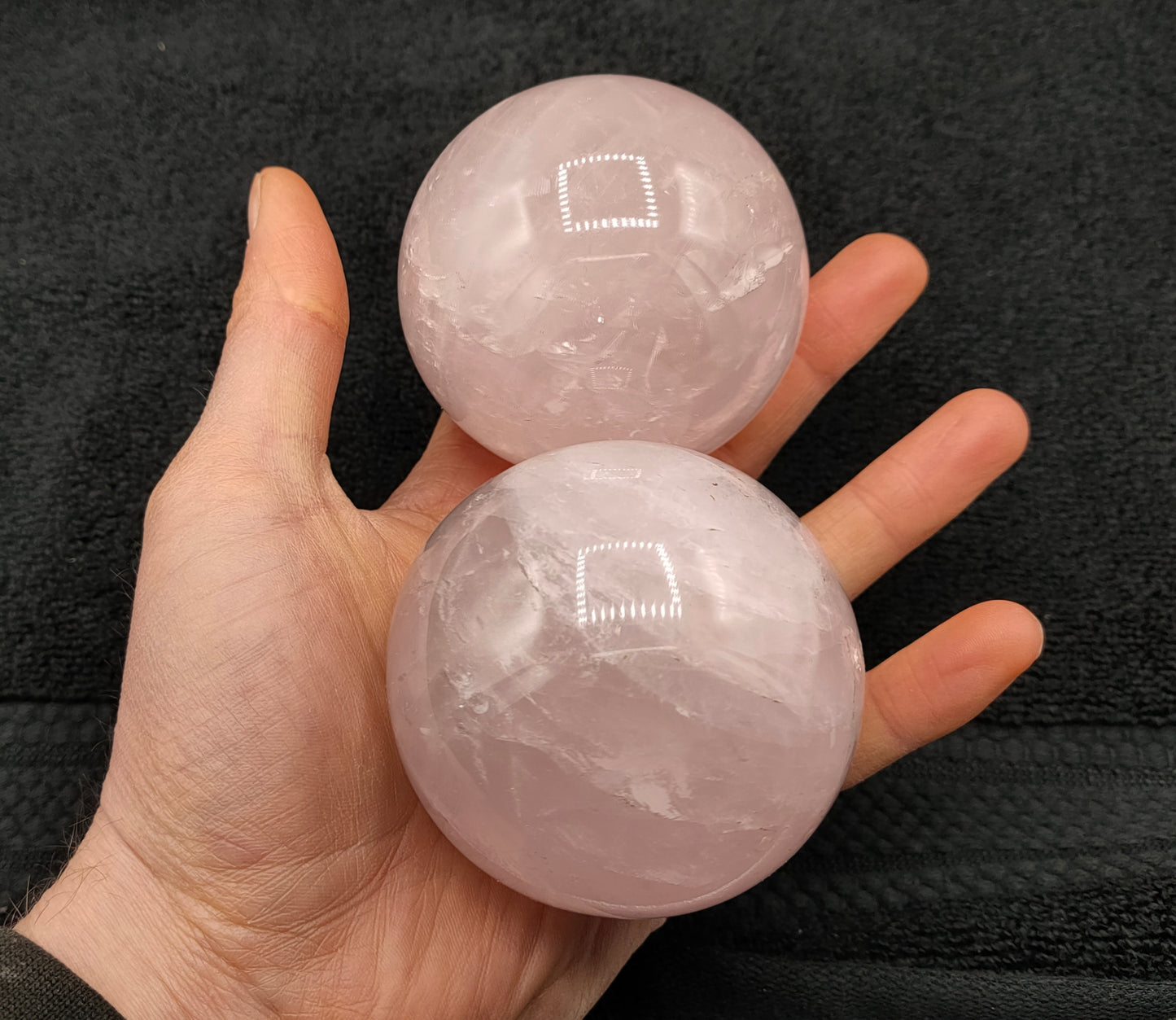 1KG Rose Quartz Sphere's