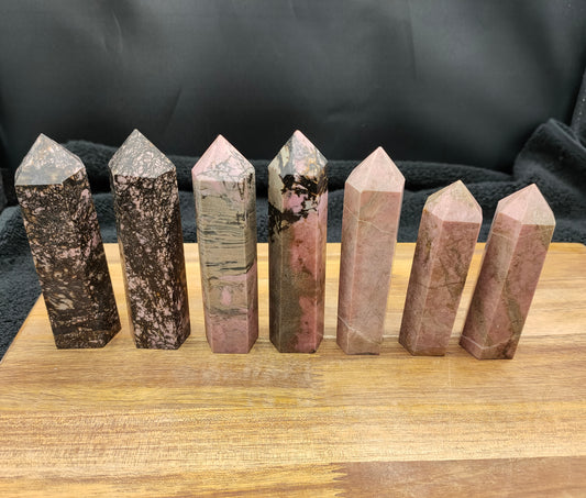 1KG Rhodonite Towers