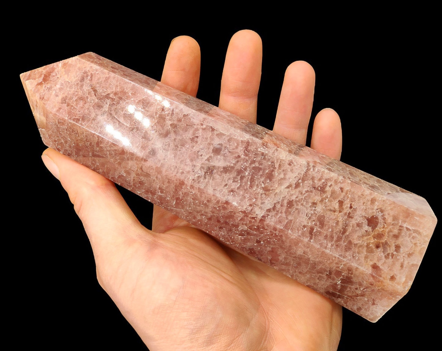 2KG Strawberry Quartz Towers