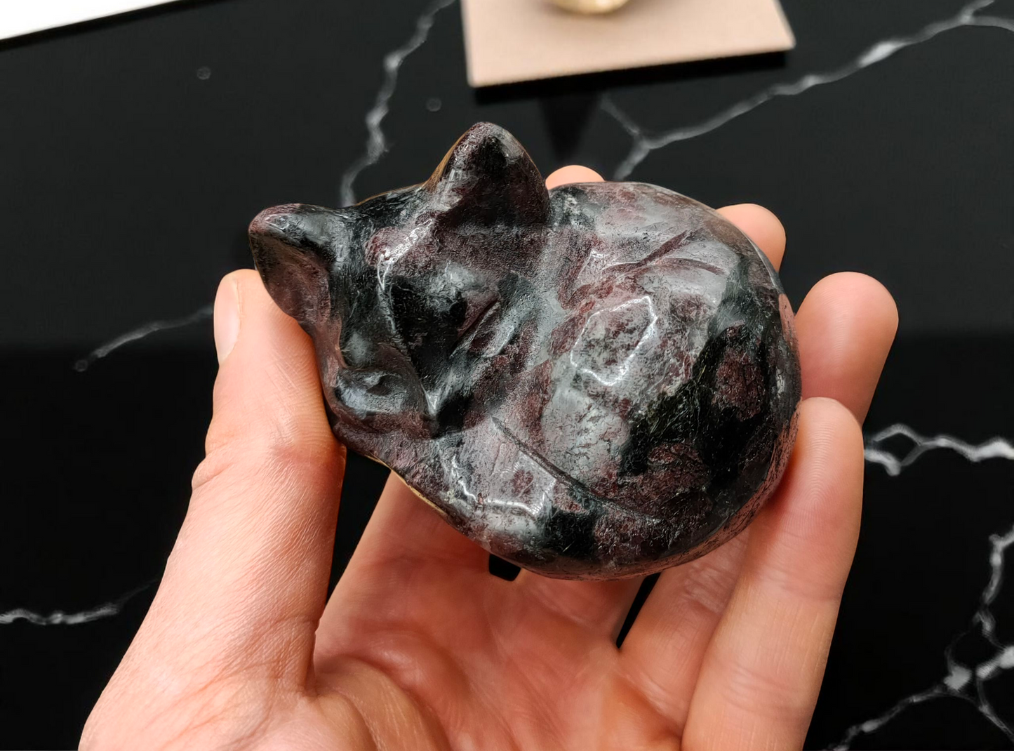 1KG+ Garnet Animal Carvings