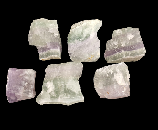 2KG Natural Raw Fluorite Stones