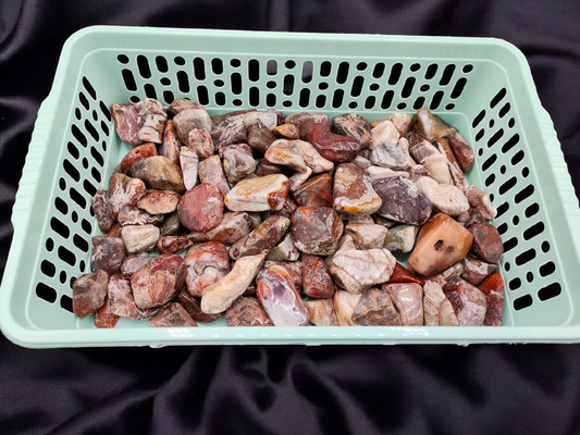 1KG Mexican Agate Tumbles / chips