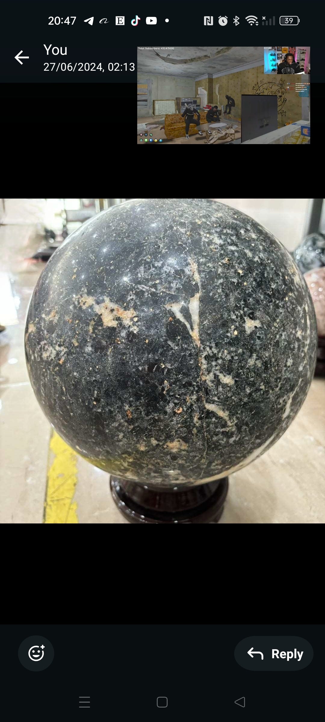 Deposit for Tourmaline and Rose quartz spheres