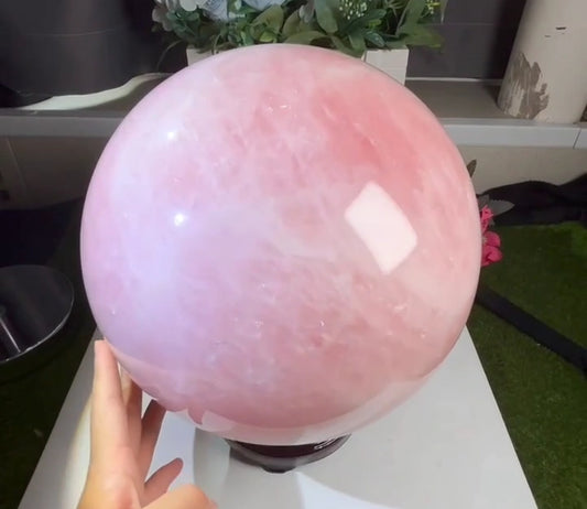 Deposit for Tourmaline and Rose quartz spheres